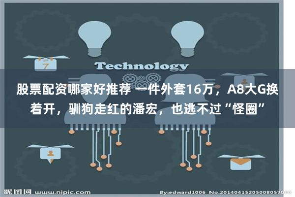 股票配资哪家好推荐 一件外套16万，A8大G换着开，驯狗走红的潘宏，也逃不过“怪圈”